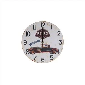 Modern Home Decoration Gift Retro Wooden Wall Clock For Living Room