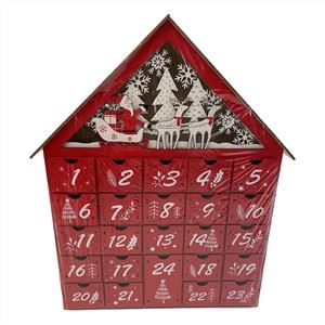 Wooden Advent Calendar Box Drawers