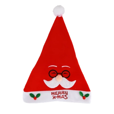 Wholesale Santa Hat Adult Kids Xmas Festival Holiday Velvet Christmas Hats