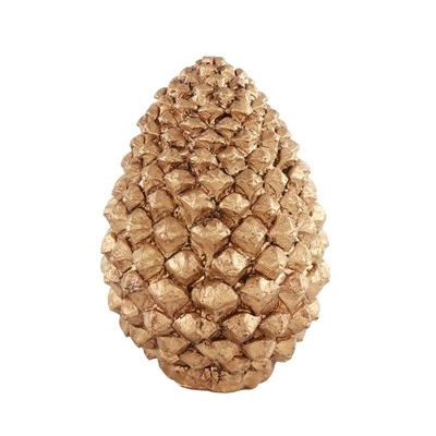 Gold Pine Cone Ornament