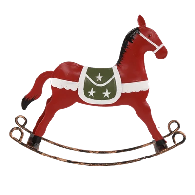 Rocking Horse Christmas Tabletop Decoration